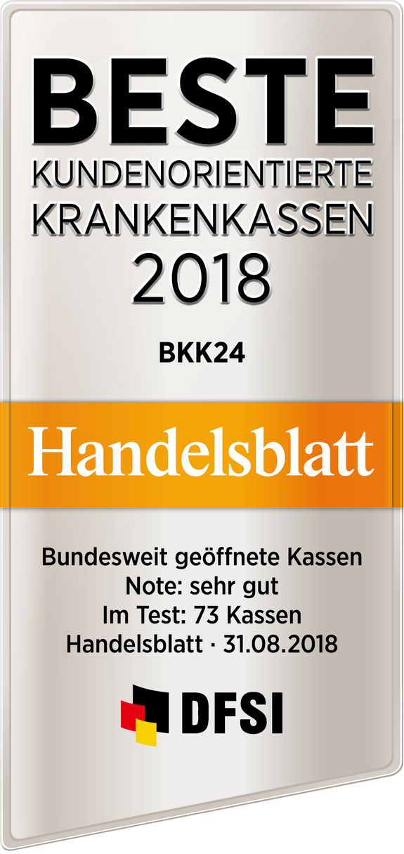 Auszeichnung mit "sehr gut" vom Handelsblatt